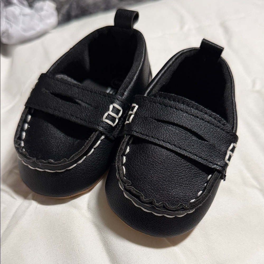 Black Kids Loafers